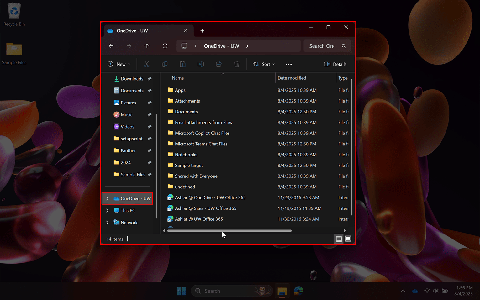 Indicating source and target windows.
